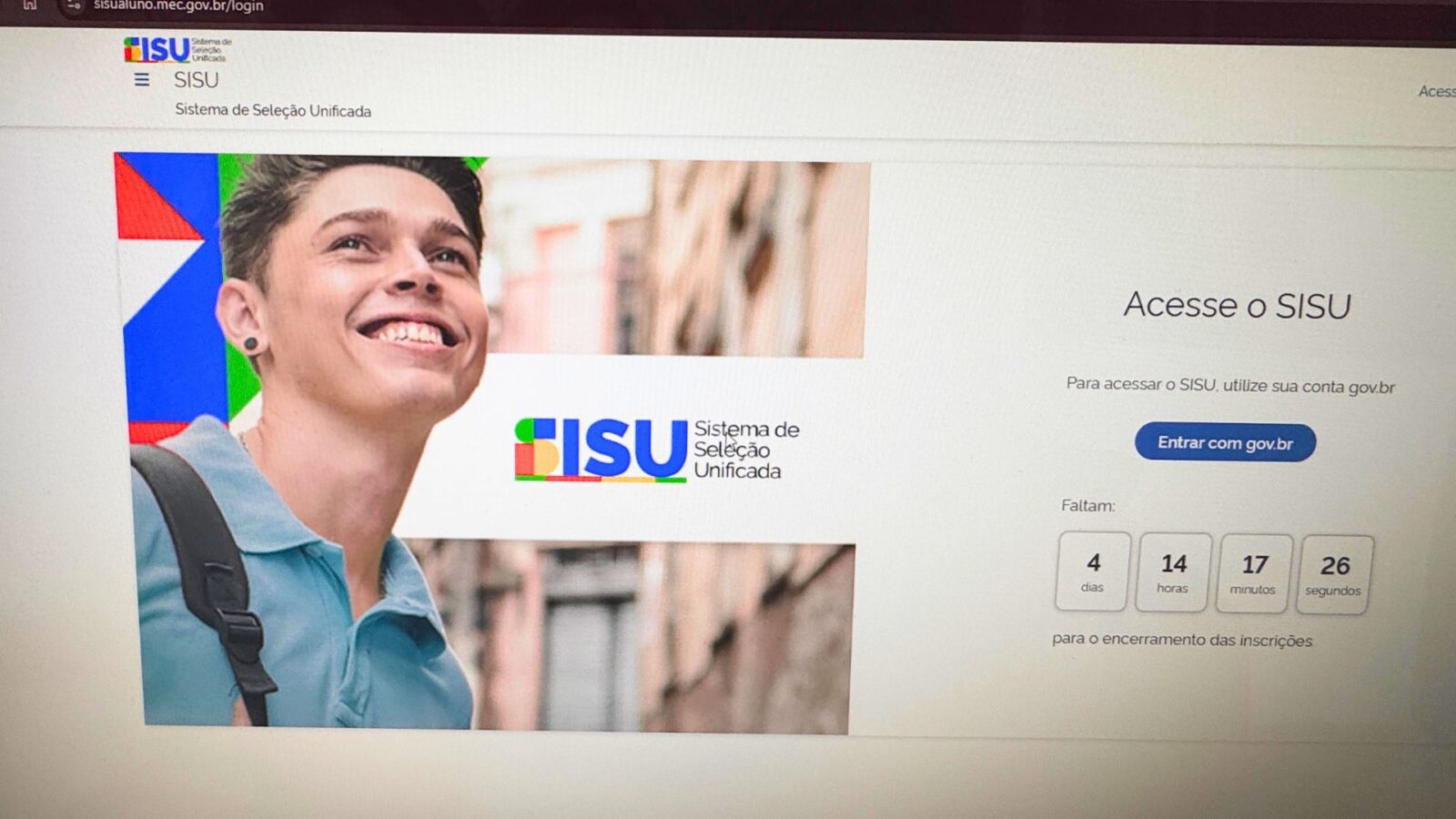 Sisu 2026 abre inscrições nesta segunda-feira (19) com 6,4 mil vagas em Mato Grosso do Sul